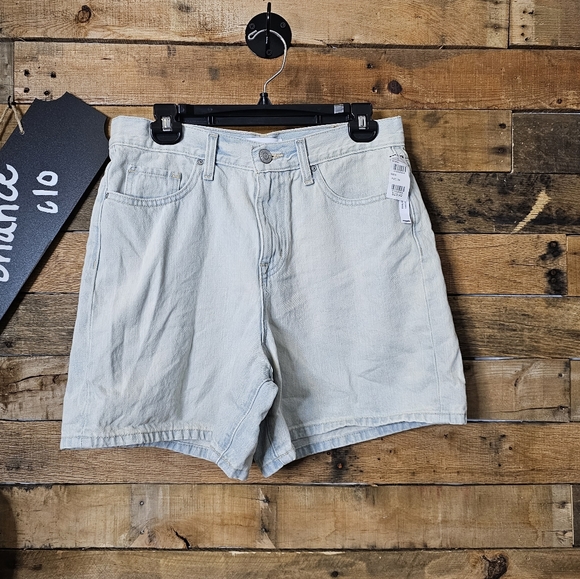 Tilly's RSQ women's light denim super high rise mom shorts size 29 - Picture 1 of 11